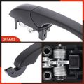 Rear Driver or Passenger Texture Black Exterior Door Handle for 2010 Volkswagen Routan