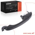 Rear Driver or Passenger Texture Black Exterior Door Handle for 2010 Volkswagen Routan