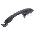 Rear Driver or Passenger Texture Black Exterior Door Handle for 2010 Volkswagen Routan