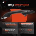 Front Driver Black Exterior Door Handle with Keyhole for 2009 Honda CR-V