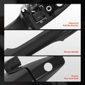 Front Driver Black Exterior Door Handle with Keyhole for 2009 Honda CR-V