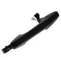 Rear Driver Primed Black Exterior Door Handle for 2006 Honda Civic