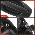 Front Passenger Black Exterior Door Handle for 2006 Hyundai Santa Fe