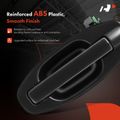 Rear Driver Black Exterior Door Handle for 2003 Hyundai Santa Fe