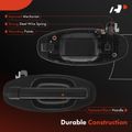 Rear Passenger Black Exterior Door Handle for 2006 Hyundai Santa Fe