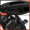 Rear Passenger Texture Black Exterior Door Handle for 2002 Hyundai Santa Fe