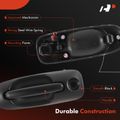 Front Driver Black Exterior Door Handle with Keyhole for 2007 Chrysler Town & Country