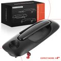 Front Driver Black Exterior Door Handle with Keyhole for 2007 Chrysler Town & Country