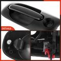 Front Passenger Black Exterior Door Handle with Keyhole for 2003 Dodge Grand Caravan