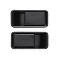 2 Pcs Front Black Exterior Door Handle for Jeep Wrangler TJ 97-06 with Half Door