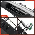 Rear Passenger Chrome & Smooth Black Exterior Door Handle for Chevrolet Buick