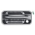 Front Driver Chrome Exterior Door Handle with Keyhole for 2009 Hummer H2