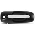 Front Driver Black Housing Exterior Door Handle withKeyhole for 2002 Chrysler Town & Country