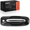 Front Passenger Black Housing Exterior Door Handle withKeyhole for 2003 Dodge Caravan