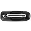 Front Passenger Black Housing Exterior Door Handle withKeyhole for 2003 Dodge Caravan