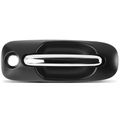 Passenger Sliding Door Chrome Black Exterior Door Handle with Keyhole for 2004 Chrysler Town & Country