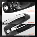 Passenger Sliding Door Chrome Black Exterior Door Handle with Keyhole for 2004 Chrysler Town & Country