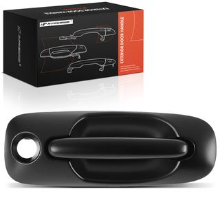 Driver Sliding Door Smooth Black Exterior Door Handle withKeyhole for Chrysler