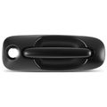 Driver Sliding Door Smooth Black Exterior Door Handle withKeyhole for 2005 Dodge Grand Caravan