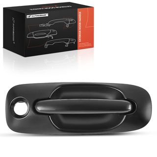 Passenger Sliding Smooth Black Exterior Door Handle withKeyhole for Chrysler