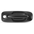 Passenger Sliding Smooth Black Exterior Door Handle withKeyhole for 2006 Dodge Caravan