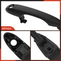 Front Driver or Passenger Textured Black Exterior Door Handle for 2018 Jeep Cherokee