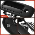 2 Pcs Front & Rear Black Exterior Door Handle for 2009 Chevrolet C5500 Kodiak