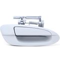 Rear Passenger Pearl White Exterior Door Handle for 2003 Nissan Altima