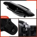 Rear Passenger Black Smooth Exterior Door Handle for Chevy Colorado GMC Canyon