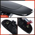 Rear Passenger Smooth Black Exterior Door Handle for 2009 Kia Rio