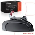 Rear Passenger Smooth Black Exterior Door Handle for 2009 Kia Rio