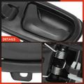 2 Pcs Front Driver & Passenger Black Interior Door Handle for Geo Metro Suzuki Swift 1992-1994