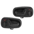 2 Pcs Front Driver & Passenger Black Interior Door Handle for Geo Metro Suzuki Swift 1992-1994