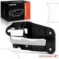 Front Driver Chrome & Black Interior Door Handle for Lincoln LS 2000-2002