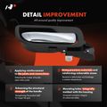 Rear Passenger Chrome & Black Interior Door Handle for 2005 Honda Accord