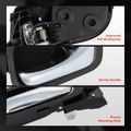 Rear Passenger Chrome & Black Interior Door Handle for 2005 Honda Accord