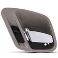 Front Driver or Rear Driver Taupe & Chrome Interior Door Handle for 1999 Jeep Grand Cherokee