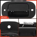 Rear Passenger Black Texture Interior Door Handle for 2005 Dodge Dakota