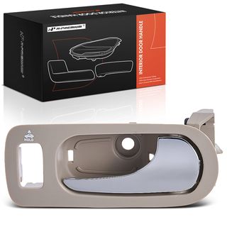 Front Passenger Chrome & Beige Interior Door Handle for Buick LaCrosse Allure