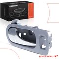 Front Driver Chrome & Light Gray Interior Door Handle for 2007 Buick Allure