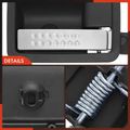 Silver & Dark Gray Interior Door Handle for 2009 Mitsubishi Raider