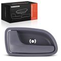 Rear Driver Gray Interior Door Handle for 2005 Kia Rio