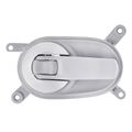 Front Passenger Gray with Chrome trim Interior Door Handle for 2005 Nissan Quest