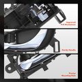 Front Driver or Rear Driver Black & Chrome Interior Door Handle for 2016 Nissan X-Trail