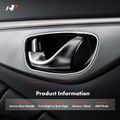 Front Passenger or Rear Passenger Black & Chrome Interior Door Handle for 2014 Nissan X-Trail