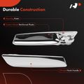 2 Pcs Front & Rear Silver Interior Door Handle for Chevrolet Silverado 1500 GMC