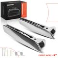 2 Pcs Front & Rear Silver Interior Door Handle for Chevrolet Silverado 1500 GMC