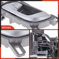 Rear Driver Silver & Gray Interior Door Handle for 2012 Honda Civic