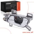 Rear Driver Silver & Gray Interior Door Handle for 2012 Honda Civic