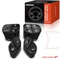 4 Pcs Steering Wheel Switch Control Buttons for Chevy Silverado 1500 GMC Sierra